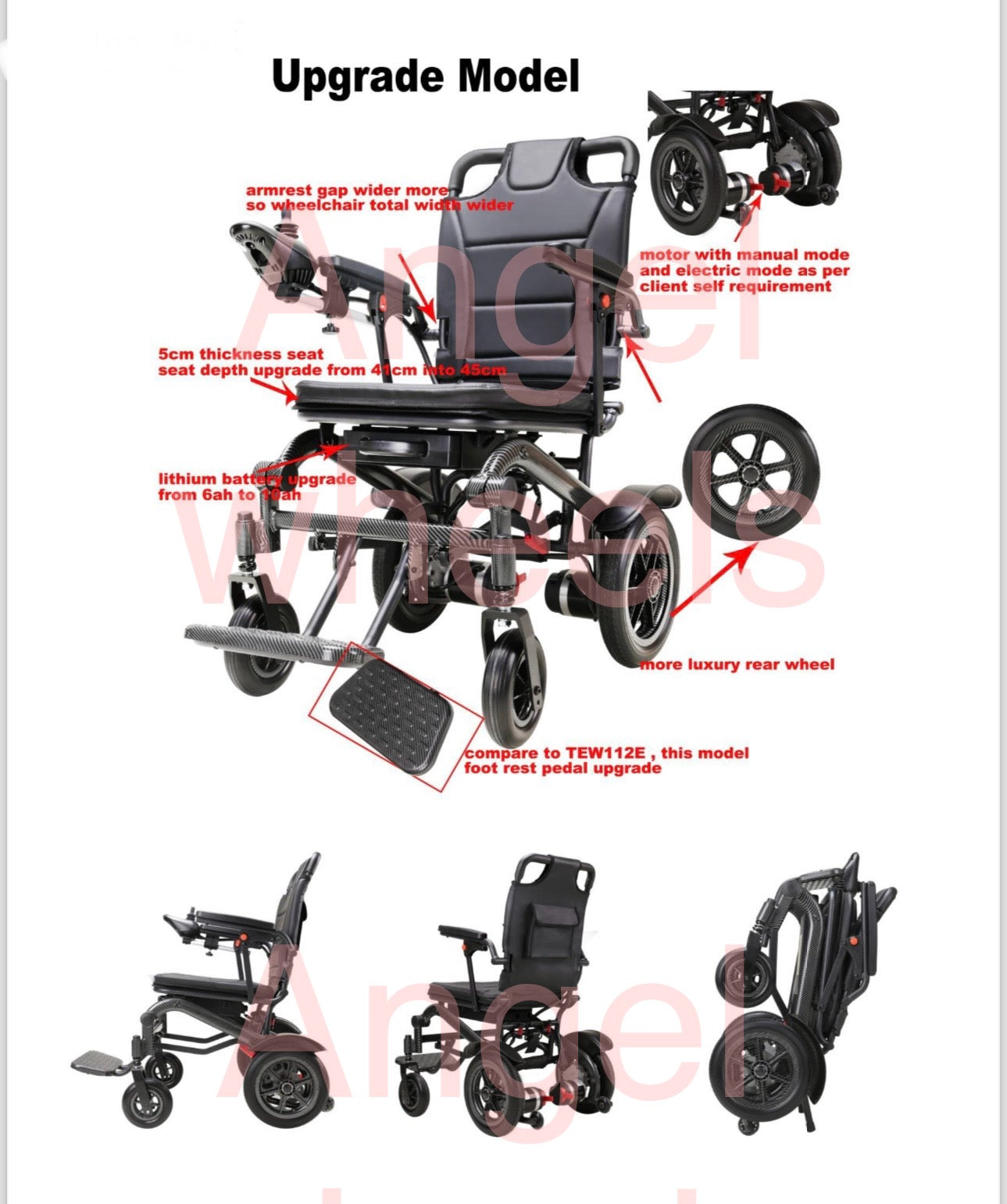 Motorize Wheel Chair | Angel Wheels
