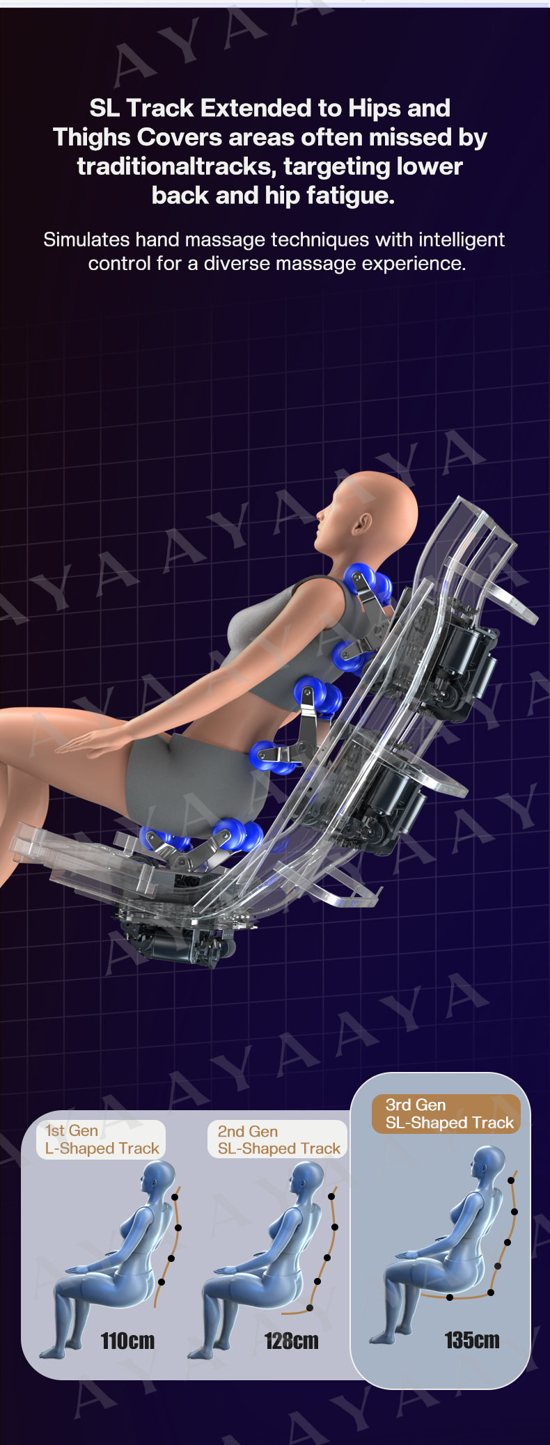 AYA Blue Sapphire | Massage Chair